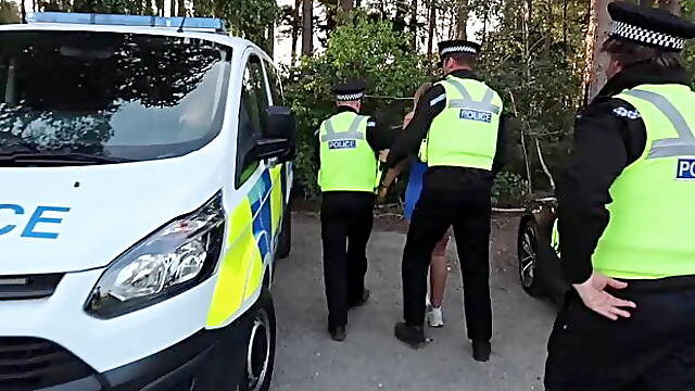 British Slut Lily Phillips Arrested and Fucked in Public Ends Up with Huge Fa...