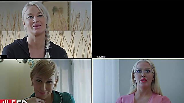TRANS ANGELS - Kourtney Dash Takes Charge In The Office And Fills Trevor Brooks’s Ass In A Hot Desk Encounter