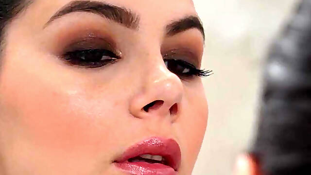 Nikita Bellucci in Front of 4 Men