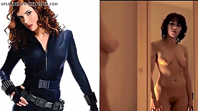 Sekushilover - Black Widow Vs Nude Scarlett