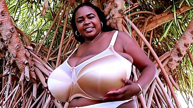 Big Boobs Ebony Hottie Suck White And Black Dildo anal toy