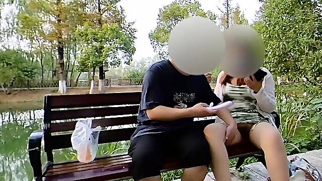 【Public Place】I took an erotic walk with a male college