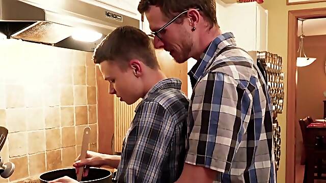 Stepson Shared by Daddy and a Stranger