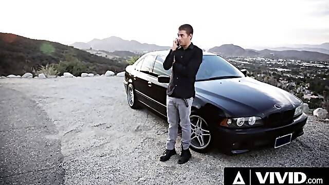 Pussy to mouth action with erotic Xander Corvus from Vivid