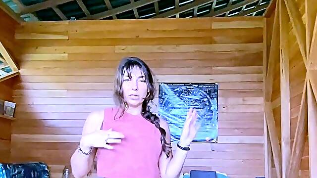 Brunette Solo Webcam Masturbation