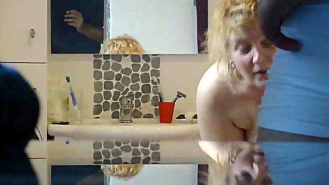 Hidden cam in the bathroom of my grandma caught her naked