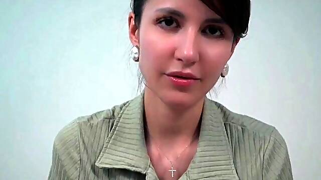 Hot brunette teenie pov homemade hardcore