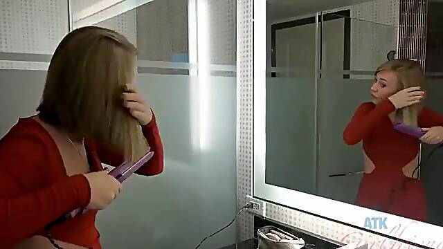 Iggy s mouth watering dress and hot ass make you cum by ATK Girlfriends: Porn