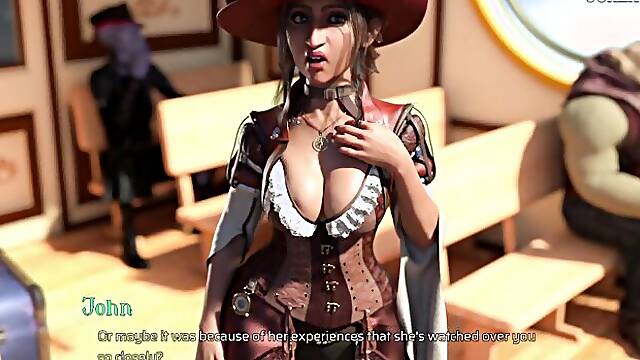 This steampunk game is anything but ordinary - its a gooner adventure with a big ass and a creampie twist