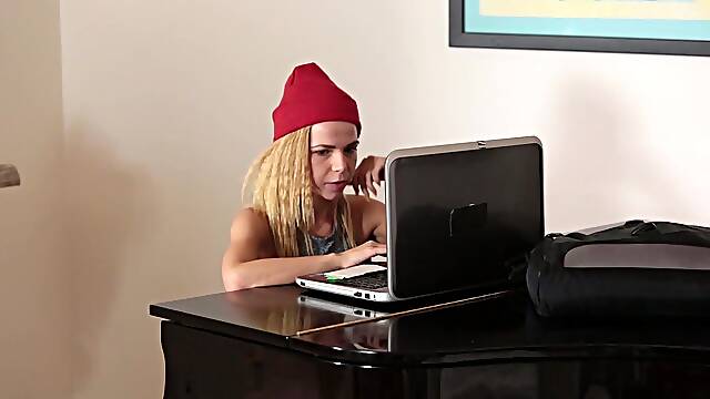 Tight Blonde Drilled By A Big Black Dong