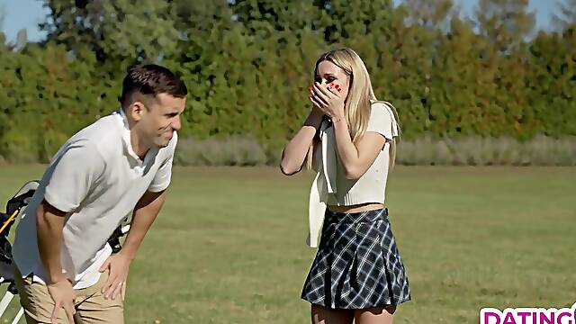 Milf In Short Skirt Micky Muffin Massages Dates Dick And Leads To Orgasms And A Creampie