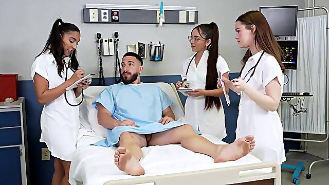 Doctor, Doctor, Doctor! Claire Black, Madison Wilde, Trinity Olsen & Peter Green