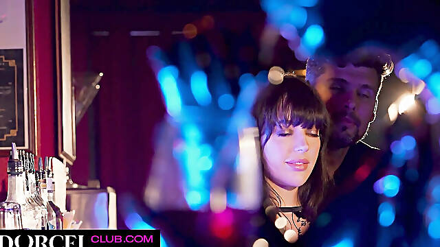 Trio with Whitney Wright in a swinger club