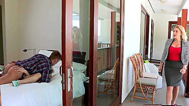 Feel Latina blonde magic with a daring backed passionate up thrill