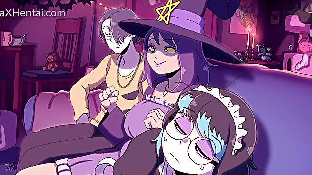 Exclusive Hallowen Night Filled with Pleasure and the Risk of Getting Caught (Cartoon Parody) Eng Sub