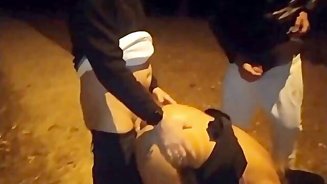 Busty blonde honey, Izabela Pimenta got gangbanged the other night and liked it a lot