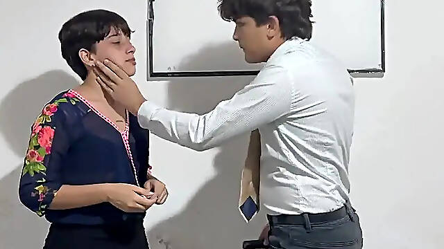 Latina teen casts sexy spell on unsuspecting guy
