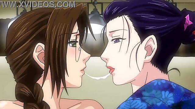 Lesbian hentai action with big tits and big ass