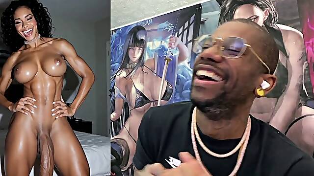 Trans girl with big ass dick gets pumped by Nordic trans man