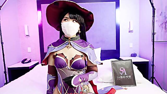 Mona From Genshin Impact Agree For Adult Vdieo Cuz She Really Need Some Mora!