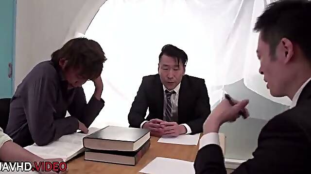 Steamy JAV Adventure Busty Rina Mayuzumi Ignites Office Passion After A Hard Day