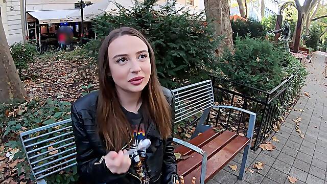 Brunette Kylie Green and her friend in a hot threesome