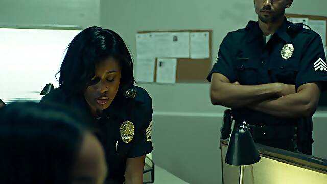 Horny ebony vixen mind-boggling porn video