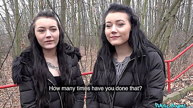 Sexual Double Vision - Jason X outdoor POV threesome