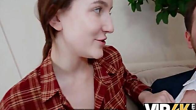 VIP4K. FFM sex with the Bride