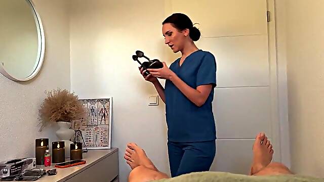 When the massage unexpectedly crosses the line into pure, irresistible enjoyment