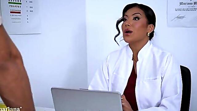 Marianas Anatomy Chapter III: The Surgeon Puts His Dick in My Washroom During the Night Shift - Mariana Martix & Max Betancur