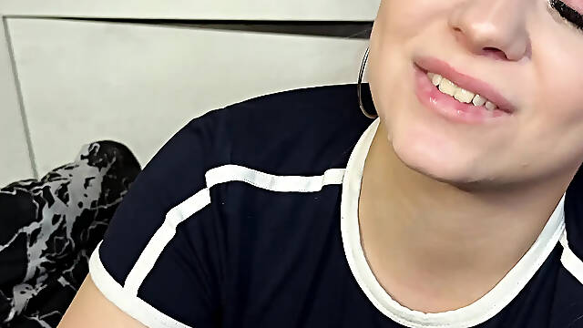 Phat POV sex with a schoolgirl after a party