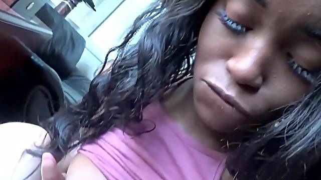 Large Natural Breasted Black Teen Cheats on Boyfriend - Kandie Monae