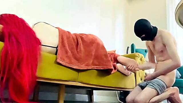 Step-sonny jizz on My soles