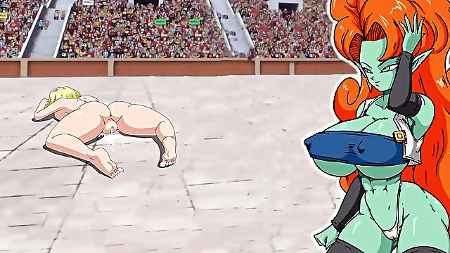 Dragon Boll Caulifla like Old man Huge man-meat. supah Sults Tournament game Dragon Boll Parody hookup