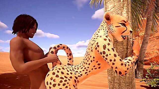 Cougar female takes care of you│Siri x Leo│017│Wildlife│3D