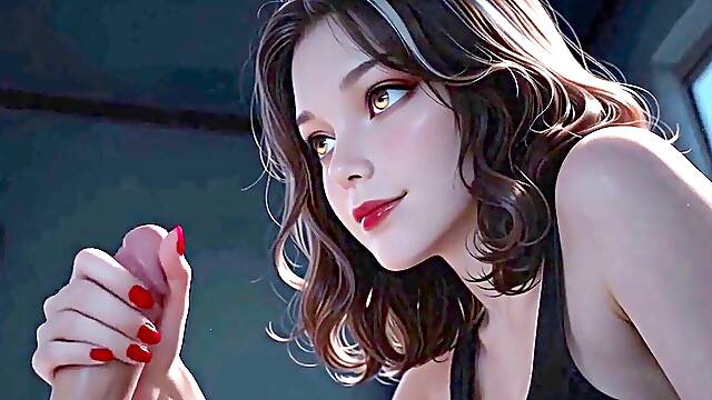 Super-fucking-hot Roommate Makes You Cum In Her Mouth While eyeing A flick - AI