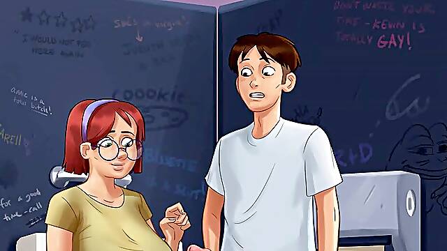 Summertime Saga: college rest room - Ep12