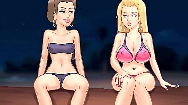 Summertime Saga Part 37: playing flip The Bottle With Roxxy and pals