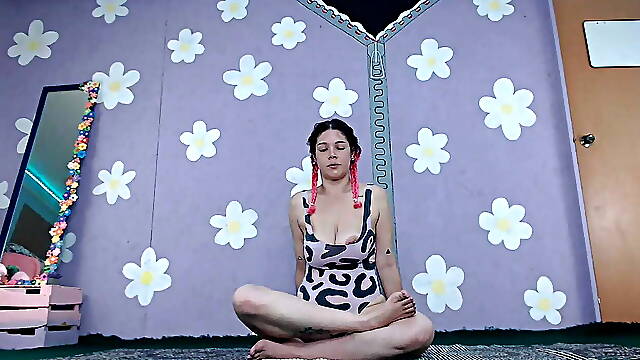 Yoga Workout Beginner Livestream Flashing Nip Slip Venezuelan