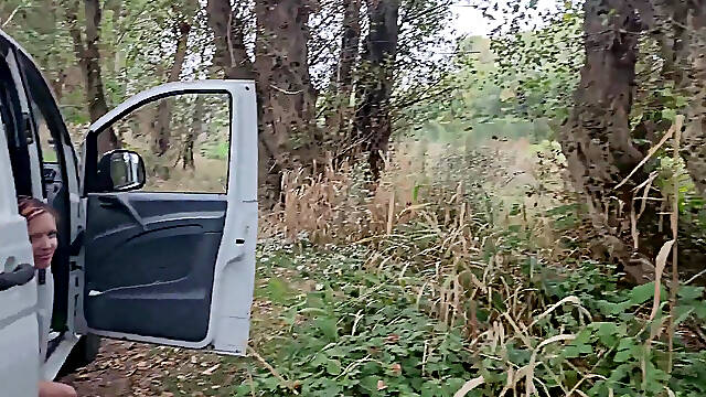 Exhib nature turns into a hot threesome