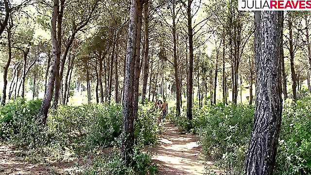 Threesome in the cliffs and in the forest