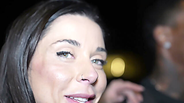 PUBLIC SEX in Barcelona. Latina Luiza Marcato And Jesus Reyess BBC