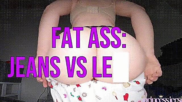 FAT ASS: Jeans Vs Leggings – Worship, Spread & Crack Reveal POV