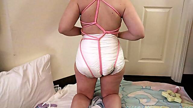 Squishy Diaper Shibari