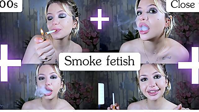 Smoking Step-Sister Dream – 100s Cigarette Closeup Fantasy
