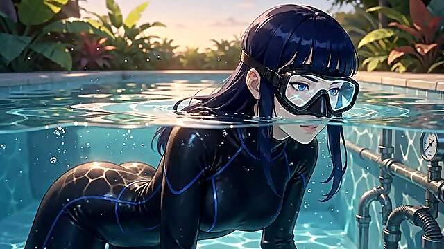 Underwater Fetish Stories #7: Neoprene Embrace and Full Face Mask Discovery