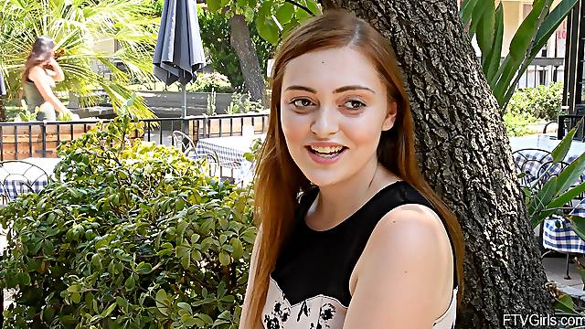 Blue eyed amateur teen vixen Sutton stuffs her asshole with a toy