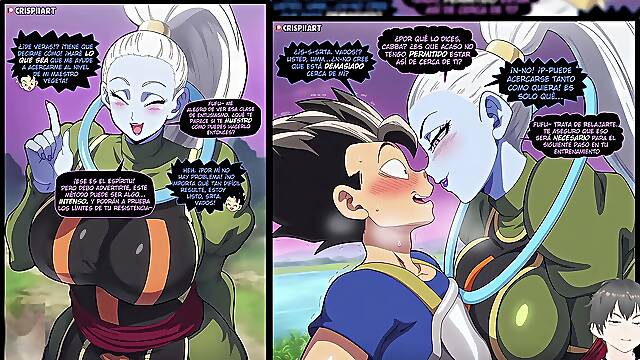 [ENG SUB] Vados unlocks Cabba’s hidden power thru oral teaching – Dragon Ball manga porn