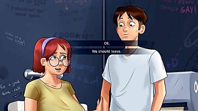 Summertimesaga College Bathroom Encounter Part 7